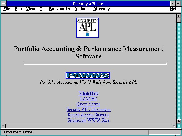 Screenshot of Security APL Inc.