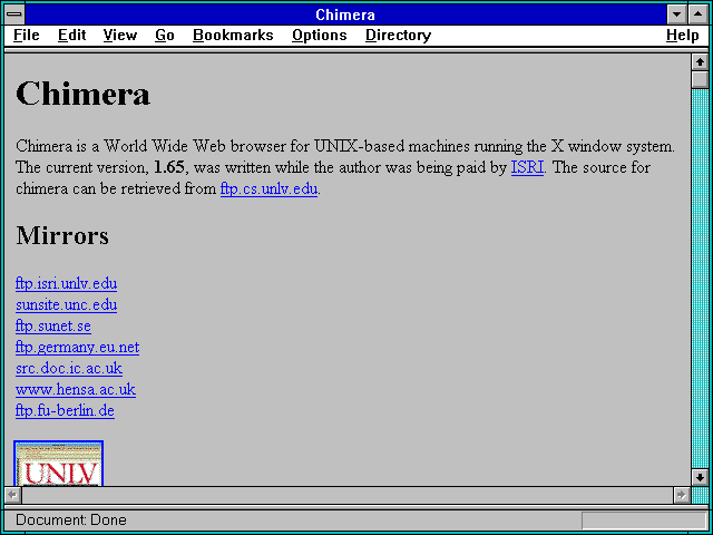 Screenshot of Chimera