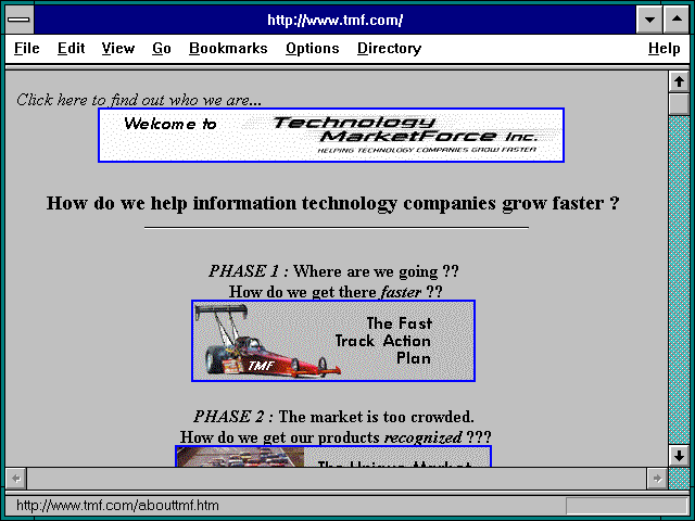 Screenshot of http://www.tmf.com/