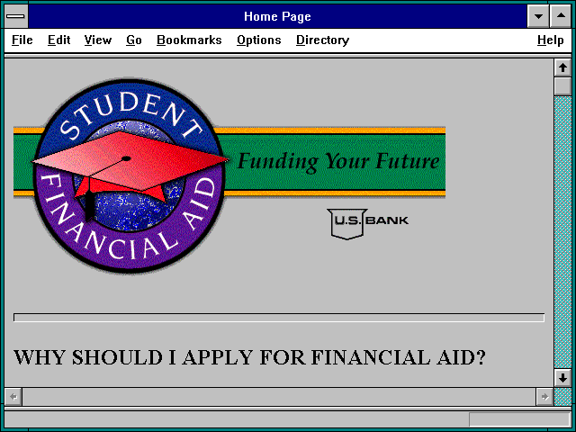 Screenshot of Home Page