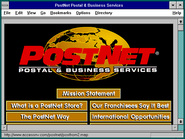 Screenshot of PostNet Postal & Business Services