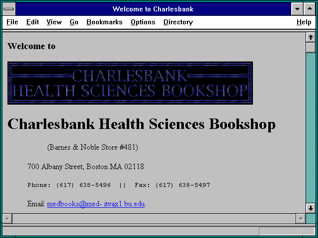 Screenshot of Welcome to Charlesbank