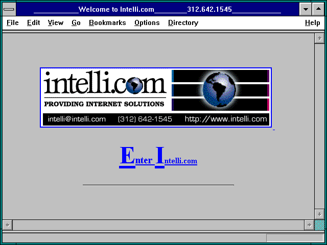 Screenshot of Welcome to Intelli.com