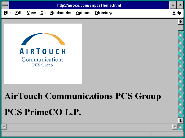 Screenshot of http://airpcs.com/airpcsHome.html
