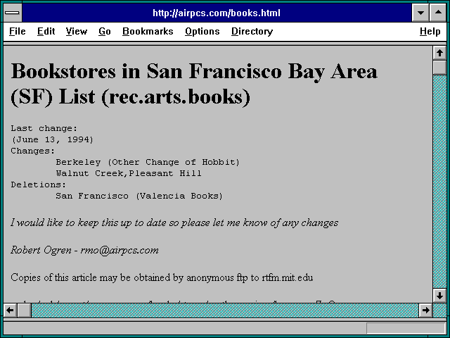 Screenshot of http://airpcs.com/books.html