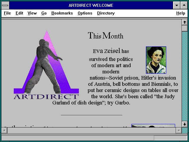 Screenshot of bodypaint torus demo (hypertext)