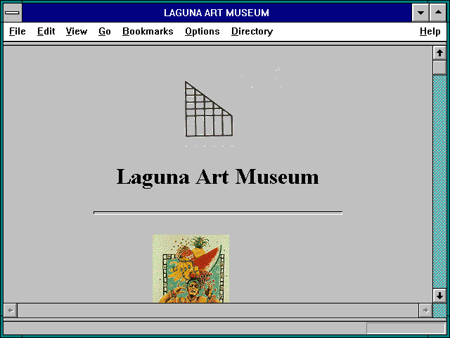 Screenshot of LAGUNA ART MUSEUM
