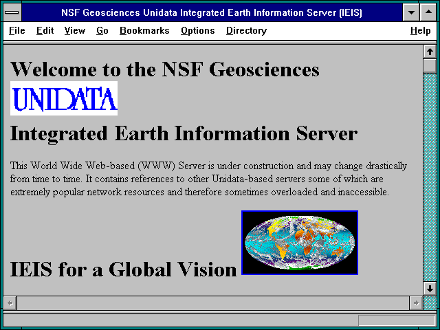 Screenshot of Other Types of Environmental Information