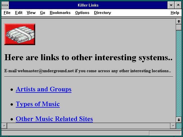Screenshot of HorrorScopes page
