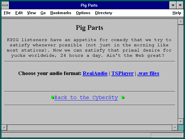 Screenshot of Pig Parts