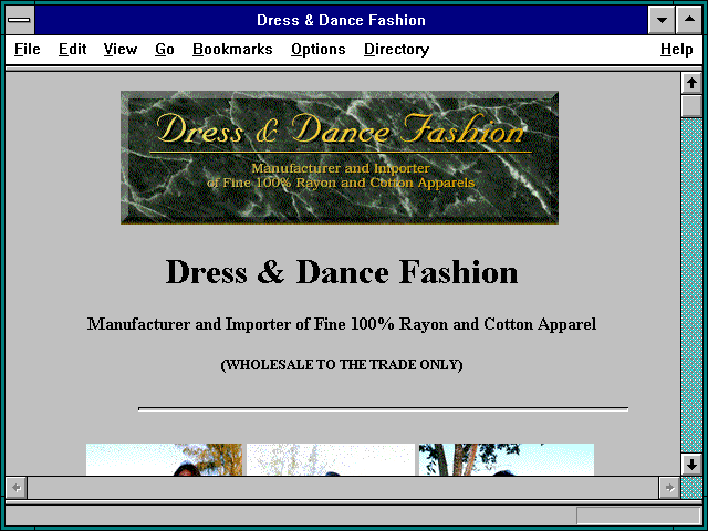 Screenshot of Dress & Dance Fashion