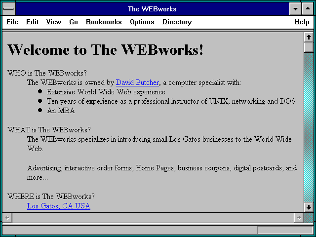Screenshot of The WEBworks