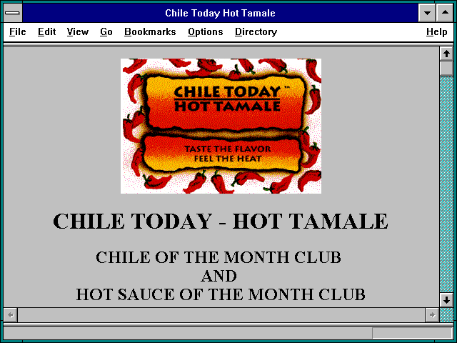 Screenshot of Chile Today Hot Tamale