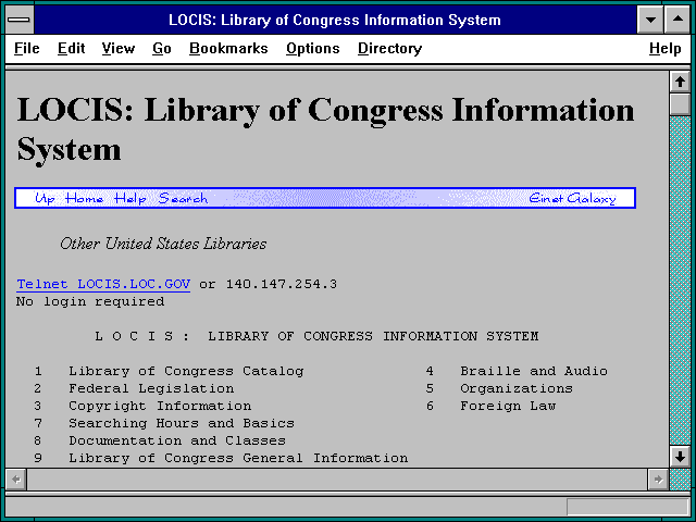 Screenshot of Congress Information System