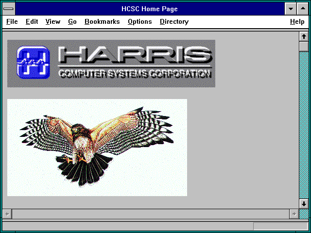 Screenshot of HCSC Home Page