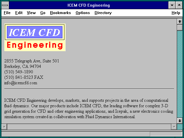 Screenshot of ICEM CFD Engineering
