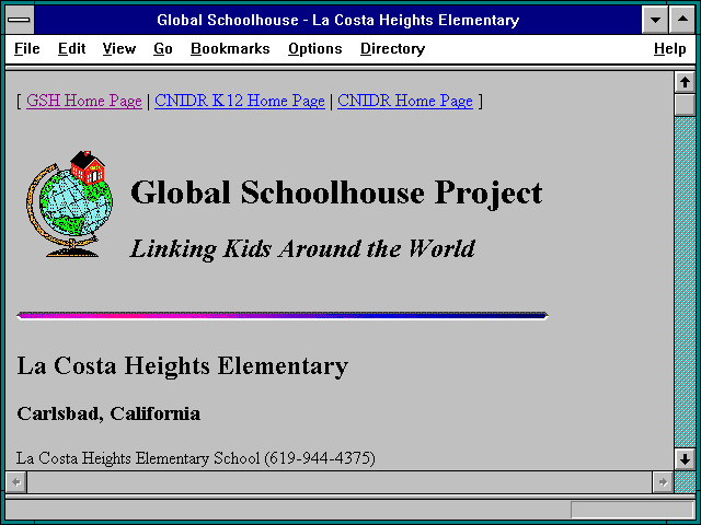 Screenshot of Global Schoolhouse - La Costa Heights Elementary