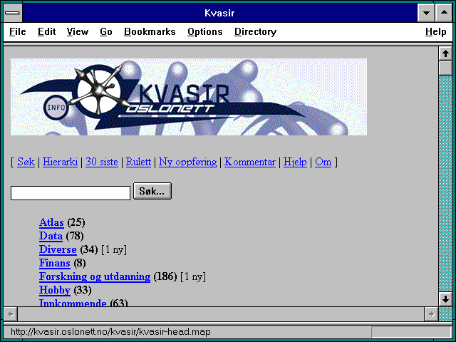 Screenshot of Kvasir