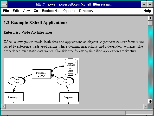 Screenshot of http://maxwell.expersoft.com/xshell_lit/usersguide/ch1.2.html