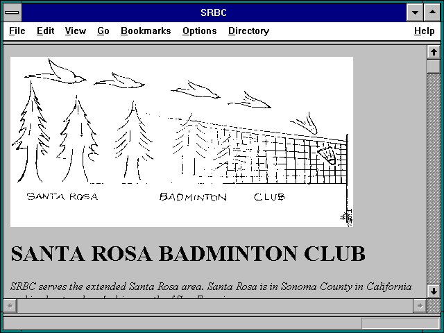Screenshot of SRBC