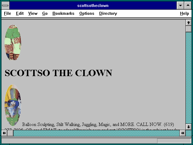 Screenshot of Scottso The Clown