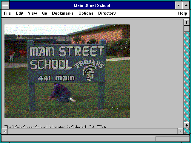 Screenshot of Main Street School