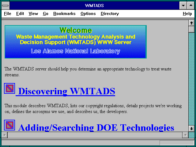 Screenshot of WMTADS
