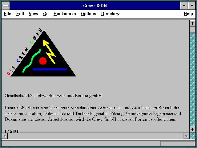 Screenshot of Crew - ISDN