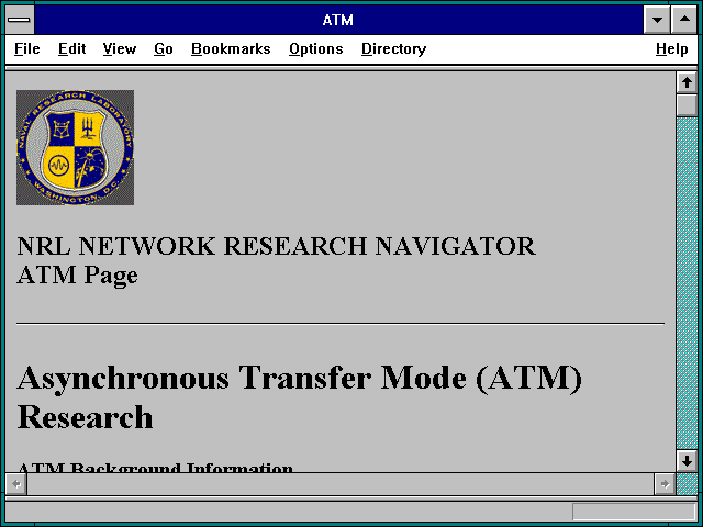 Screenshot of netlab.itd.nrl.navy.mil