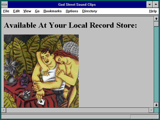 Screenshot of Anthony's Home Page