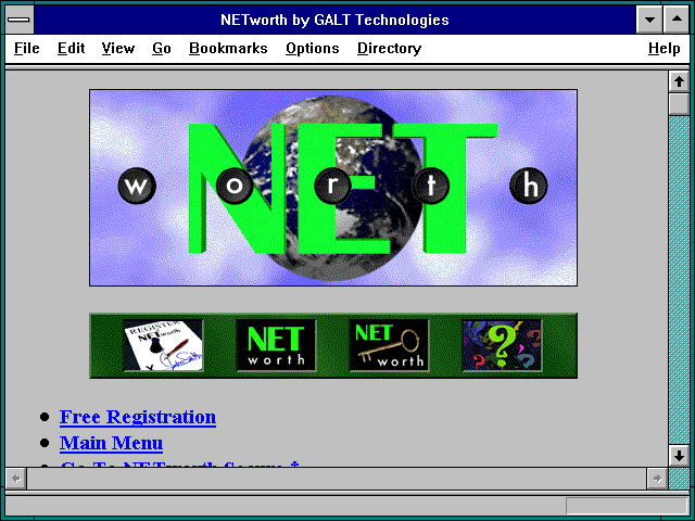 Screenshot of NETworth by GALT Technologies