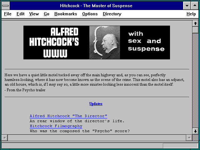 Screenshot of Alfred Hitchcock - The Master of Suspense