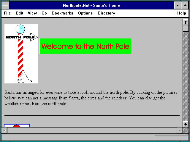 Screenshot of Northpole.Net - Santa's Home