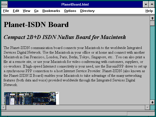 Screenshot of PlanetBoard.html