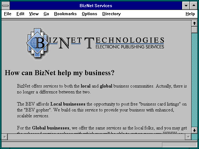 Screenshot of Logical Support