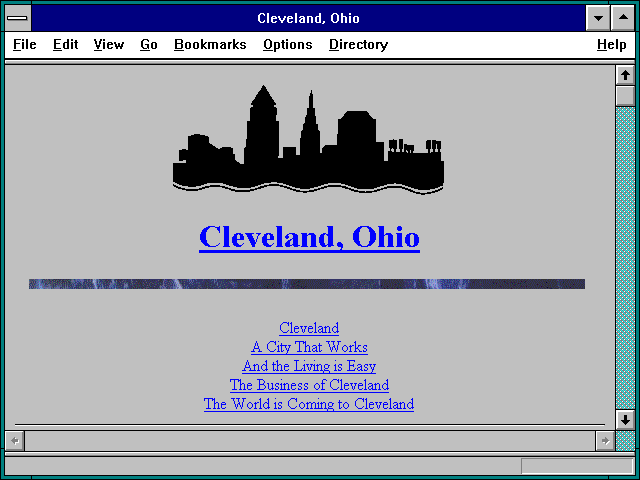 Screenshot of Cleveland Ohio