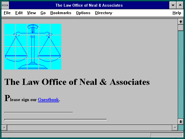 Screenshot of The Law Office of Neal & Associates