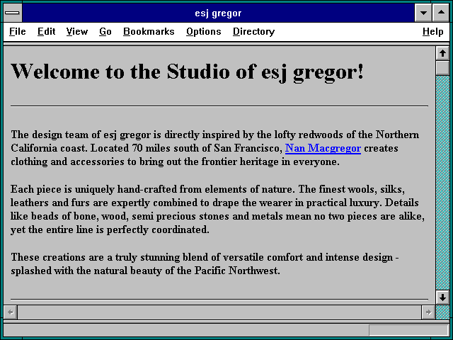 Screenshot of esj gregor