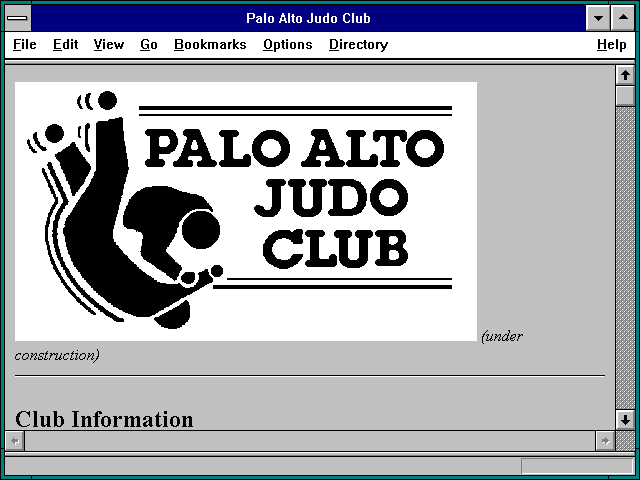 Screenshot of Palo Alto Judo Club