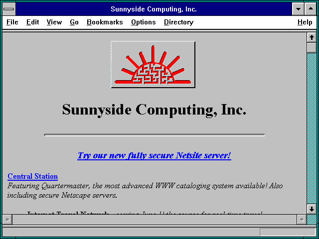 Screenshot of Sunnyside Computing Inc.