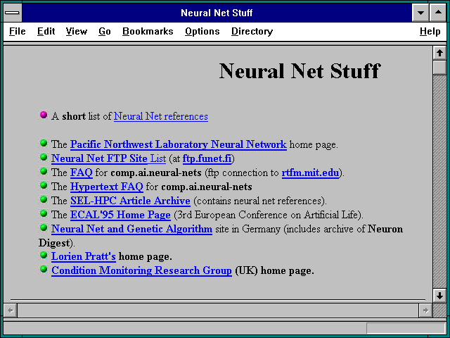 Screenshot of Neural Net Stuff
