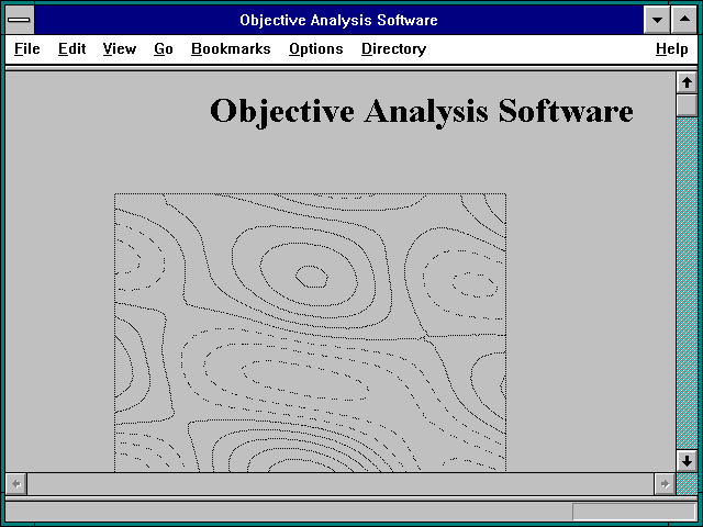 Screenshot of Objective Analysis Software