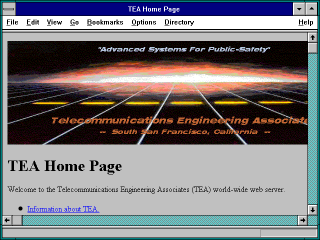 Screenshot of Telecommunications Engineering Ass. (TEA)