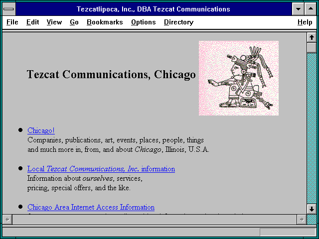 Screenshot of Smoker's Home Page