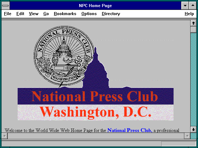 Screenshot of National Press Club - Washington, DC