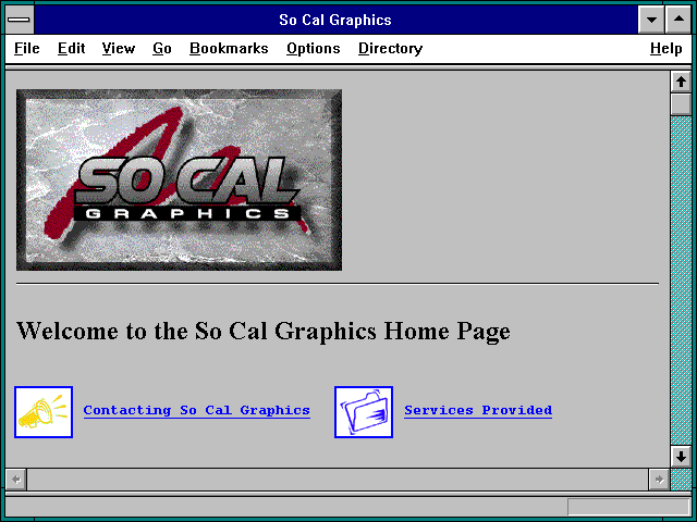 Screenshot of So Cal Graphics