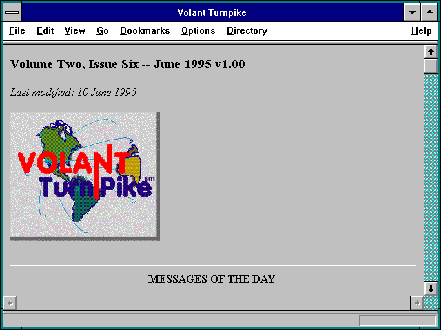 Screenshot of Volant Turnpike