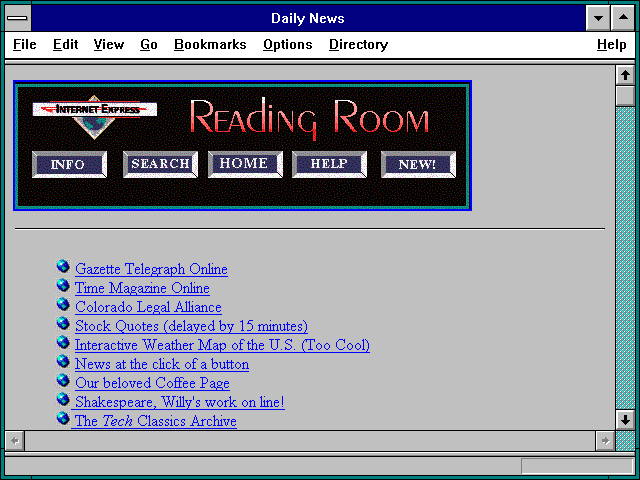 Screenshot of Daily News