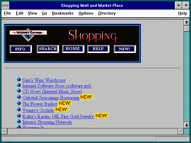 Screenshot of Shopping Mall and Market Place