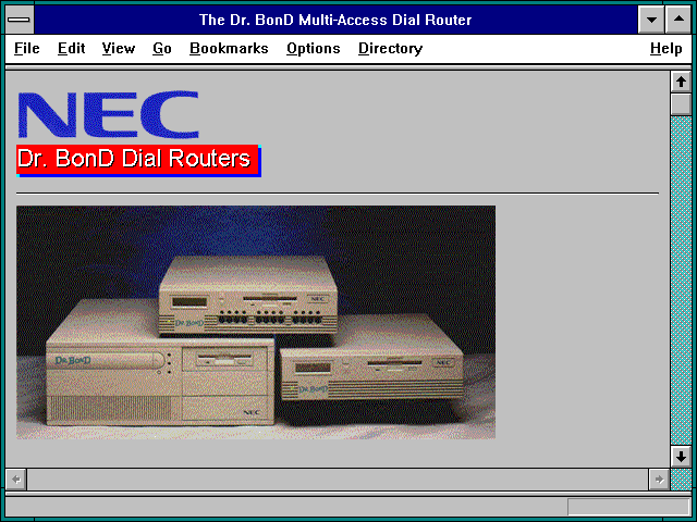 Screenshot of The Dr. BonD Multi-Access Dial Router